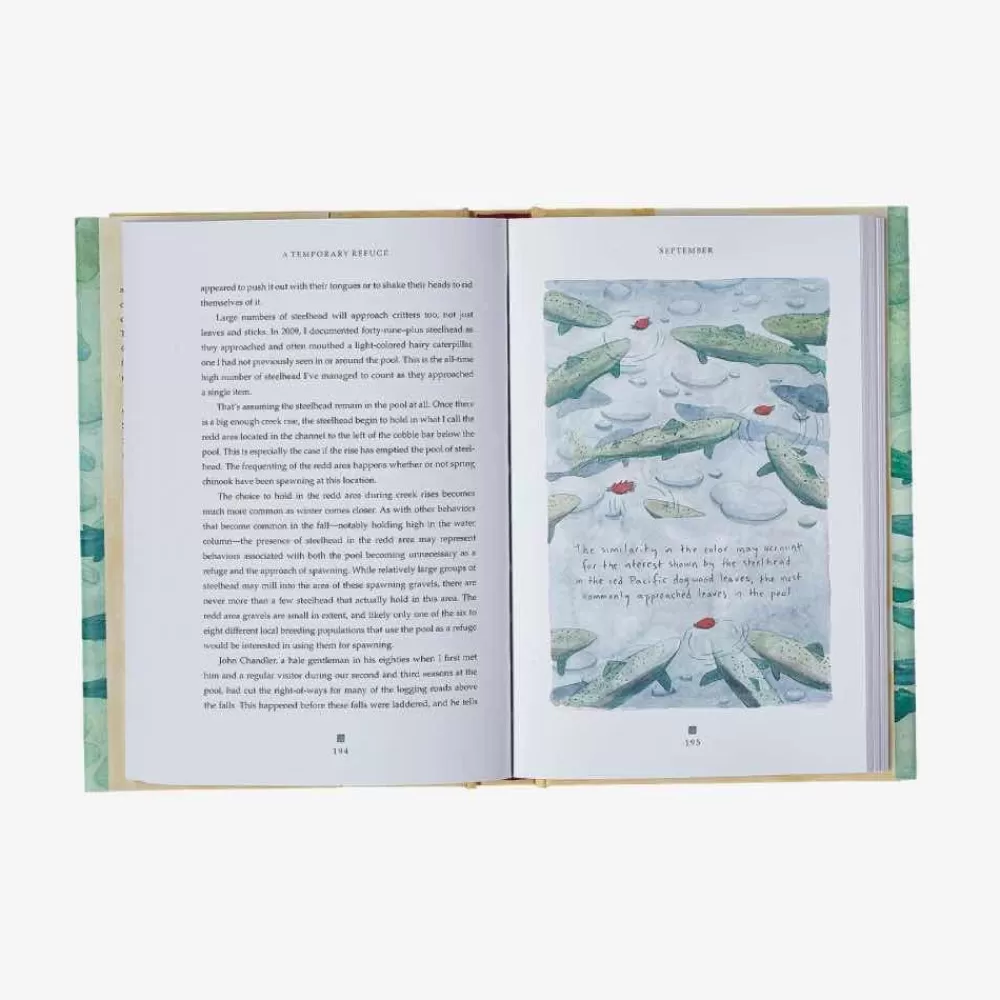 Hot A Temporary Refuge: Fourteen Seasons With Wild Summer Steelhead By Lee Spencer Kirjat Ja Oppaat