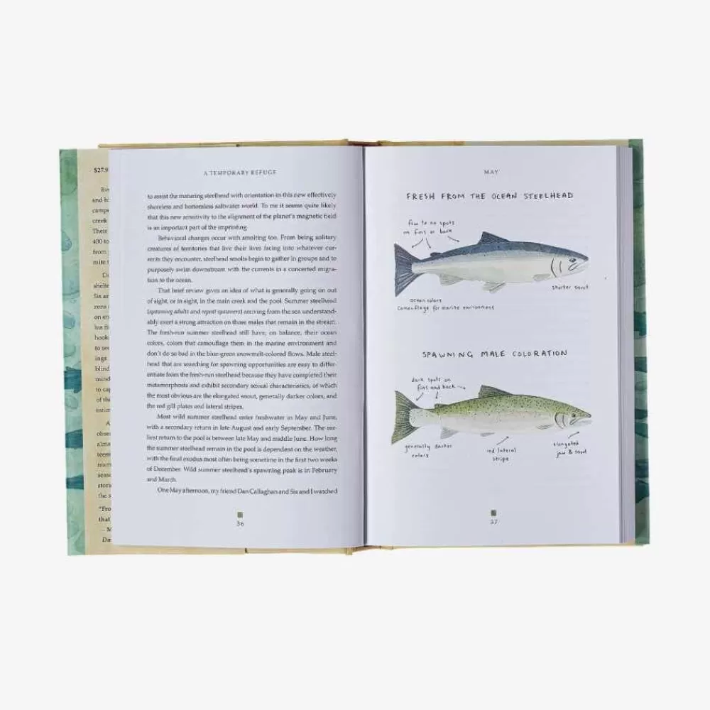Hot A Temporary Refuge: Fourteen Seasons With Wild Summer Steelhead By Lee Spencer Kirjat Ja Oppaat